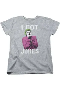 Женская футболка Batman Classic TV Got Jokes с коротким рукавом Gildan