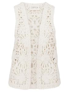 CARTOON Летний жилет с V-образным вырезом бежевого цвета