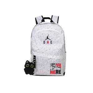 Jordan Большой унисекс рюкзак из полиэстера, Ivory White