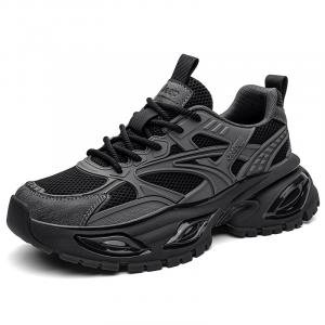 Jeep Мужские низкие массивные кроссовки Graphite Black - Lunar Gray Summer, цвет Lunar Gray Summer