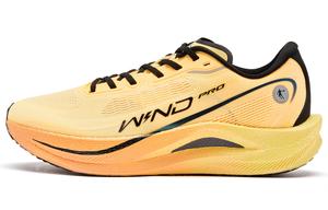 Сильные Ветры 2.0 PRO Амортизирующие Противоскользящие и Износостойкие Низкие Кроссовки Q-KUNGFU TURBO для Мужчин Желтый QIAODAN, Желейный Оранжевый