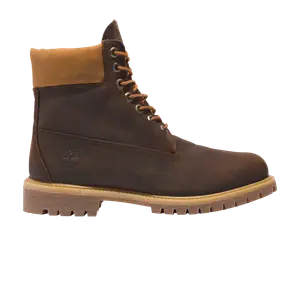 Ботинки Timberland Premium 6 Inch, темно-коричневый / коричневый