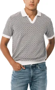 Мужской короткий рукав свитер-поло Buffalo David Bitton