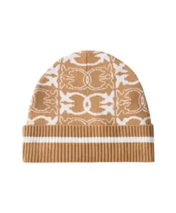 Шапка из шерстяной смеси Pinko, коричневый