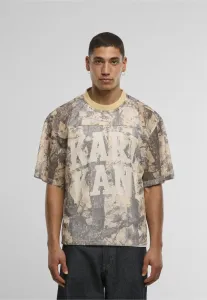 Футболка heritage с объемным принтом Karl Kani, Sand Brown Wood Camo