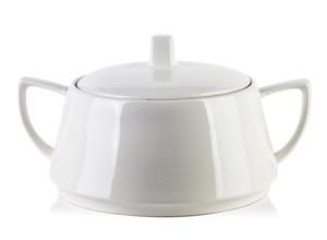 Суповая кастрюля, базовая белая, 28/18/15 см, керамическая Mondex, белый