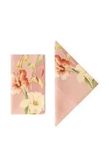 Набор Ibiscus Colony из четырех льняных салфеток Cabana, розовый