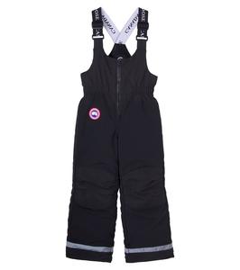 Лыжные комбинезоны с логотипом и вставками из пуха Canada Goose Kids, Black - Noir