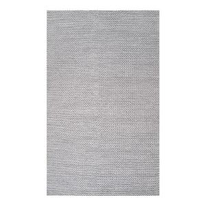 Ковер из цельной шерсти с толстым плетением Nuloom, серый, 183x183 см