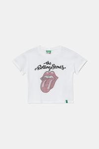 Футболка из хлопка для детей United Colors Of Benetton, белый