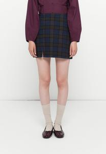 Юбка ONLY ONLAVRIL SHORT SKIRT, Naval Academy Checks:Chocolate Martini/Brown