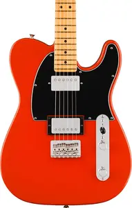 Электрогитара Fender Player II Telecaster HH с грифом из клена, кораллово-красная