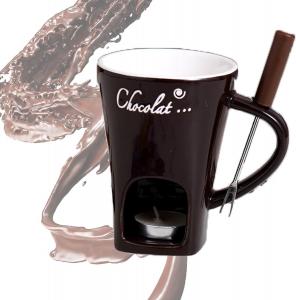 Чашка для фондю Daifx со свечой, коричневый