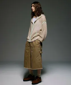 Худи из сетчатой ткани с ручной вышивкой от Bomnivore