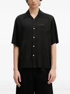 Рубашка Ancient Column с короткими рукавами Aries, черный