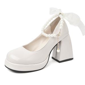 Туфли на высоком каблуке для женщин Alxnan, Ecru