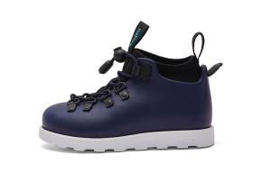 Детские ботинки Детские темно-синие/белые Native Shoes, синий