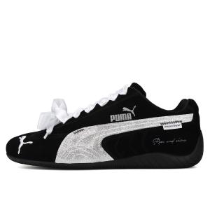 PUMA Speedcat Collection Princess Aurora устойчивые к истиранию низкие кеды Casual Women's Silver Black
