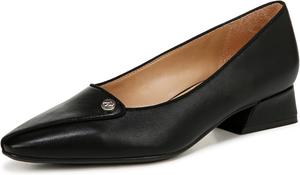 Женские туфли Naturalizer Georgia с заостренным носком и низким каблуком-блоком, черный