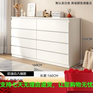 Mu Shi Fengya Комод 160х40х100 см для спальни из массива дерева, 8 ящиков, современный минимализм