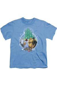 Футболка "Волшебник из страны Оз" с Изумрудным городом для детей Gildan, синий