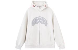 Унисекс худи-кардиган SPRAYGROUND, серый