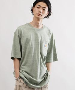 Футболка с коротким рукавом, большим нагрудным карманом и нашивкой с логотипом Carhartt