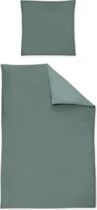 Комплект постельного белья Irisette Mako-Satin UNI Paris-8000 Размер 155x220+80x80 см Цвет зеленый-30 Irisette GmbH & Co. KG