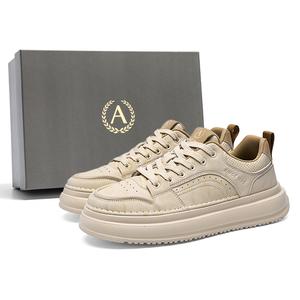 AOKANG Кроссовки Air Force One Series мужские низкие бежево-желтые, бело-зеленые - бело-зеленые, цвет White Green[Standard Sports Shoe Size]