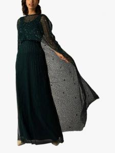 Платье-накидка из мелони Raishma, зеленый