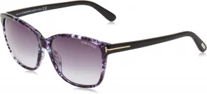 Солнцезащитные очки Tom Ford TF432 55W Dana Blue Gradient, Blue