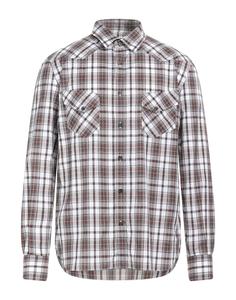 Рубашка Isaia, темно-коричневый