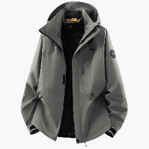 Пуховик Unisex из коллекции Luxury Cowboy Jeep, mist серый