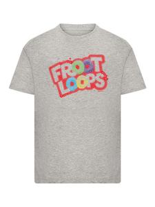 Футболка Kellogg's Froot Loops Breakfast Cereal Pop Art в сером меланжевом цвете F4NT4STIC
