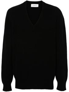 Laneus свитер с V-образным вырезом, черный