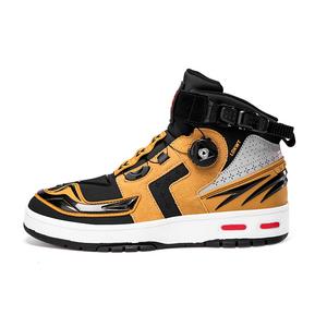 LOKWT Амортизирующие противоскользящие износостойкие водонепроницаемые ударопрочные полувысокие велотуфли Unisex желтые, цвет Yellow