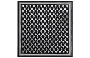 Шейный платок с принтом черепа Alexander McQueen