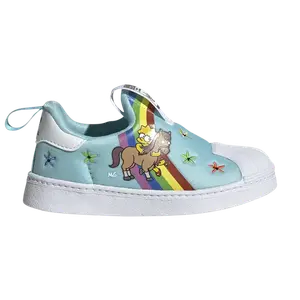 Кроссовки Adidas The Simpsons x Superstar 360 I, бирюзовый