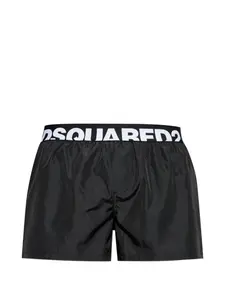 Плавательные шорты с поясом Dsquared2, черный