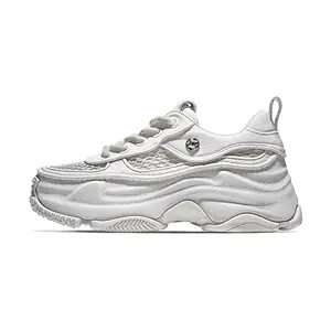 SALAXI Низкие повседневные туфли унисекс полированные белые