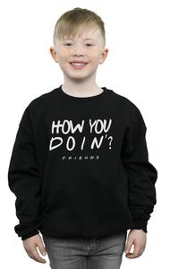 Как дела? Фуфайка Friends, черный