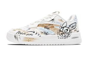 ANTA Нескользящие, износостойкие, низкие кроссовки для скейтбординга, унисекс, цвет белый кофе