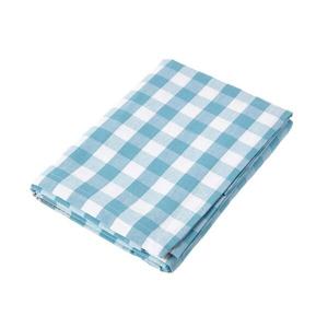 Скатерть в клетку из 100% хлопка. Homescapes, белый