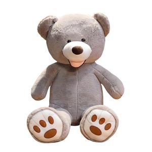 Плюшевая игрушка мишка большая плюшевая кукла медведь 100см/130см/160см/180см высота Click, серый