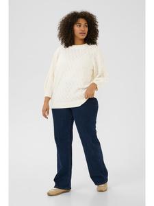 Свитер прямого кроя KCanita цвета меловой KAFFE curve