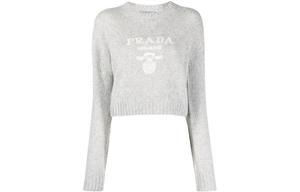 Свитер женский Prada кашемировый, серый