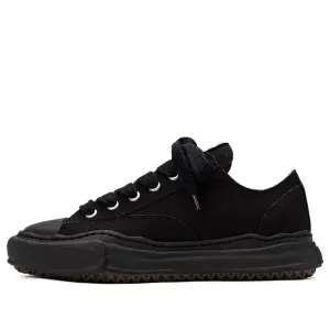 Кроссовки peterson og sole canvas low-top sneaker 'black' Maison Mihara Yasuhiro, черный