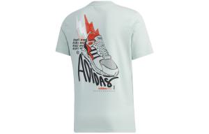 Футболка прямая мужская светло-зеленая Adidas Neo