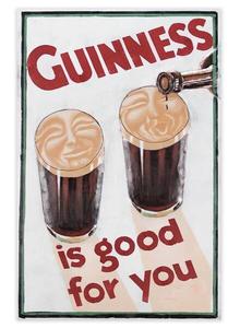 Металлическая картина KUNSTLOFT Industrial Style, красный/белый