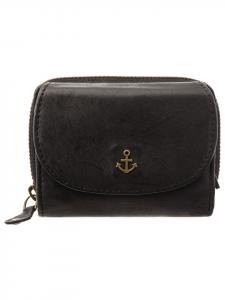 Harbour 2nd SL.14503 Маленький кожаный кошелек Maeve в виде карточного футляра, вертикальный формат, цвет пепельный